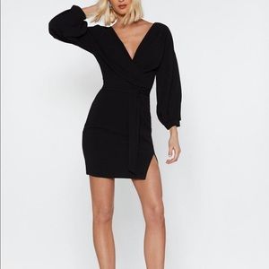 Nasty Gal black mini dress